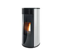 Poêle à granulés MCZ PAD Hydromatic 18 M3 18 kW Hydro céramique blanche