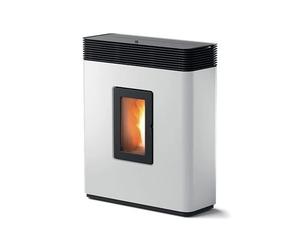 Poêle à granulés MCZ PHILO Comfort Air 14 M2 13,8 kW acier blanc