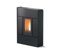 Poêle à granulés MCZ RAAM Comfort Air 8 S2 7,8 kW acier noir
