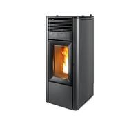 Poêle à granulés MCZ TEIA Comfort Air 10 UP! S2 10 kW acier noir