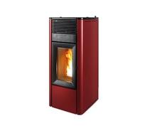 Poêle à granulés MCZ TEIA Comfort Air Smartclean 10 R V1 10 kW acier bordeaux