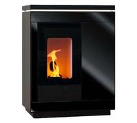 Poêle à granulés Olsberg Epana 6 kW avec Ambilight étanche Corps noir, revêtement verre noir
