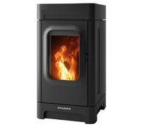 Poêle à granulés Oranier Calimo 6,4 kW Acier noir