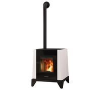 Poêle à granulés Oranier Pio 5,5 kW conStone blanc