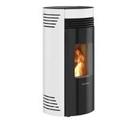 Poêle à granulés Oranier Sando 50 | 8 kW Acier Blanc de soie