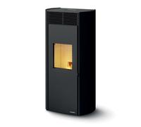 Poêle à granulés Palazzetti Ecofire Clelia TC 13 kW Revêtement en acier noir