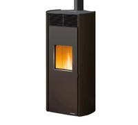 Poêle à granulés Palazzetti Ecofire Clelia TC US 9,3 kW Revêtement en acier Mokka