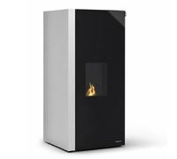 Poêle à granulés Palazzetti Ecofire Dadò Idro 10 | 10,3 kW hydro Revêtement en acier blanc