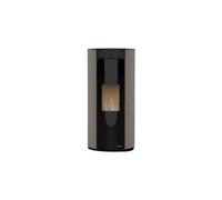 Poêle à granulés Palazzetti Ecofire Emily TC 6 kW Verkleidung Stahl Taubengrau
