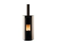 Poêle à granulés Palazzetti Ecofire Emily TC US 6 kW Revêtement en acier blanc