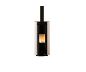Poêle à granulés Palazzetti Ecofire Emily TC US 6 kW Revêtement en acier blanc