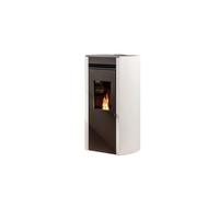 Poêle à granulés Palazzetti Ecofire Flo TC 6 kW Revêtement en acier blanc