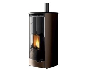 Poêle à granulés Palazzetti Ecofire Marianne US 9 kW Revêtement en acier Mokka