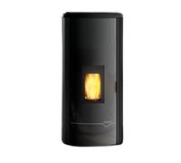 Poêle à granulés Palazzetti Ecofire Mirella Idro 13 | 10,3 kW Hydro Revêtement en acier noir