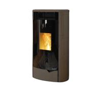 Poêle à granulés Palazzetti Ecofire Nadine TC 13 kW Revêtement en céramique café au lait