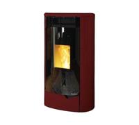 Poêle à granulés Palazzetti Ecofire Nadine TC Pro 3 | 13 kW Revêtement céramique rouge bordeaux