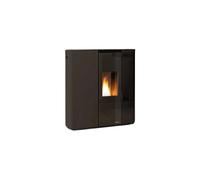 Poêle à granulés Palazzetti Ecofire Scarlet Lux TC 9 kW Revêtement en acier noir