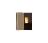 Poêle à granulés Palazzetti Ecofire Scarlet Lux TC US 9 kW Revêtement en acier ivoire