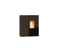 Poêle à granulés Palazzetti Ecofire Scarlet Lux TC US 9 kW Revêtement en acier noir
