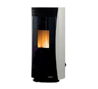 Poêle à granulés Palazzetti Ecofire Vivienne 13 | 13 kW Revêtement en acier blanc