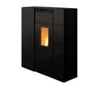 Poêle à granulés Palazzetti Tiffany Idro TC 13 kW Hydro acier noir