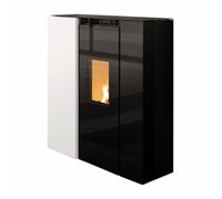 Poêle à granulés Palazzetti Tiffany Idro TC 21 kW Hydro acier blanc