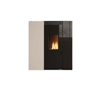 Poêle à granulés Palazzetti Tiffany Luft 13 | 12,7 kW Revêtement en acier blanc