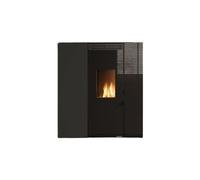 Poêle à granulés Palazzetti Tiffany Luft 13 | 12,7 kW Revêtement en acier noir