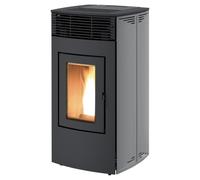 Poêle à granulés RED Loto Hydro 23 S2 22,4 kW Habillage acier gris argent