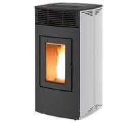 Poêle à granulés RED Loto Hydro 23 S2 22,4 kW Habillage latéral acier blanc