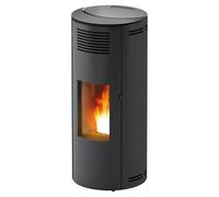Poêle à granulés RED Minta Air 8 S2 8,1 kW Habillage latéral acier noir