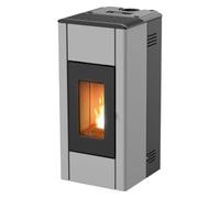Poêle à granulés RED Ren Air 6 XUP! S1 6,3 kW acier argent