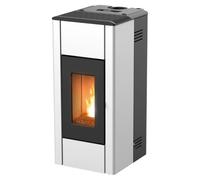 Poêle à granulés RED Ren Air 6 XUP! S1 6,3 kW acier blanc