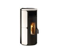 Poêle à granulés Royal Grazia E Air 80 US 8,2 kW Revêtement en acier blanc