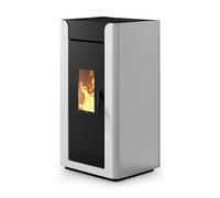 Poêle à granulés Royal Ilde Air 80 | 8,2 kW Revêtement en acier blanc