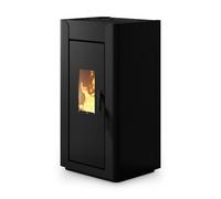 Poêle à granulés Royal Ilde Air 80 | 8,2 kW Revêtement en acier noir