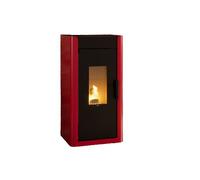 Poêle à granulés Royal Ilde Air 80 | 8,2 kW Revêtement en acier rouge/bordeaux