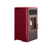 Poêle à granulés Royal Ilena Air 60 | 6 kW Verkleidung Stahl Bordeauxrot