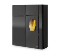 Poêle à granulés Royal Karyn Idro 14 | 14 kW hydro Revêtement en acier noir