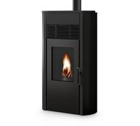 Poêle à granulés Royal Roberta Air 80 US 8 kW Revêtement en acier noir