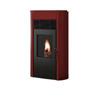Poêle à granulés Royal Roberta Air 80 US 8 kW Verkleidung Stahl Bordeauxrot