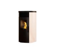 Poêle à granulés Royal Rondine Air 80 US 8 kW Revêtement en acier blanc