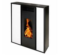 Poêle à granulés TESSA 10 kW Etanche - Blanc