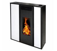 Poêle à granulés TESSA 10 kW Etanche Concentrique - Blanc