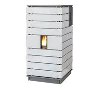 Poêle à granulés Wodtke ivo.tec water+ 8/9/13 kW hydro Décor en verre Blanc, 9 kW
