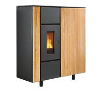 Poêle à granulés Wodtke ixbase air+ 6 kW Sans eReserve, Pierre Sable