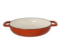 Poêle à grill - COSY & TRENDY - FONTESTIC - Fonte émaillée - Ø28 cm - Tous feux dont induction - Rouille