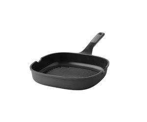 Poêle À Griller Antiadhérente Antiadhérent Stone+ 26cm Gris