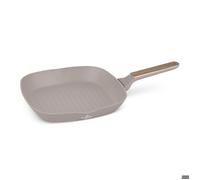 Poêle à griller avec surface en titane 28 cm Taupe Nordic Collection - BERLINGERHAUS