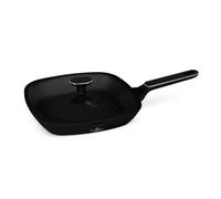Poêle à griller avec surface en titane et couvercle 28 cm Collection Black Rose - BERLINGERHAUS